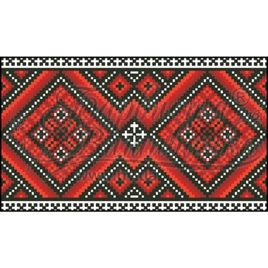 КЛ-075 Бисерная заготовка клатч белый. Барвыста Вышиванка