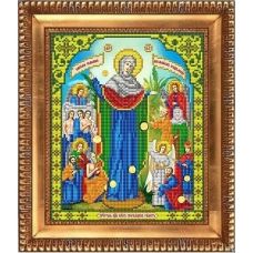И-4036 Пресвятая Богородица Всех скорбящих радость. Схема для вышивки бисером Благовест