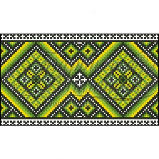 КЛ-076 Бисерная заготовка клатч белый. Барвыста Вышиванка