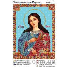 ЮМА-512 Марина. Схема для вышивки бисером