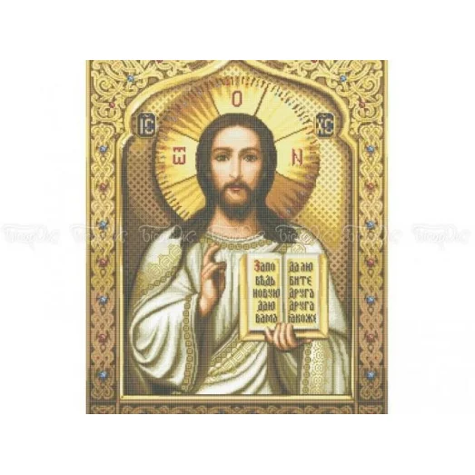 ЧВ-8017 Господь Вседержитель золото. Схема для вышивки бисером. Бисерок