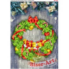 ВА-0786 (А3) Венок с подарками. Схема для вышивки бисером БисерАрт