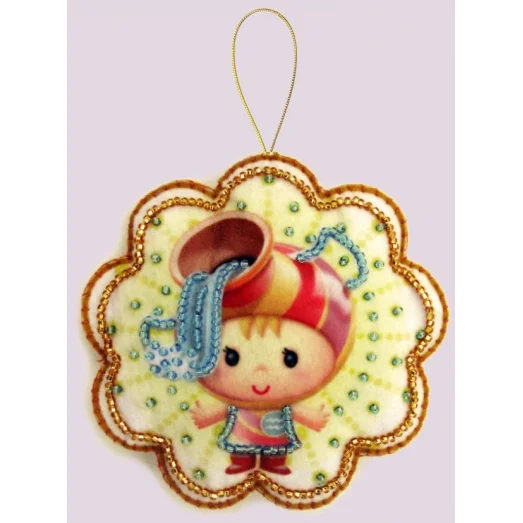 F-131 Набор с фетром Водолей. Butterfly