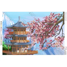 А2Н_045 БК-2050 Сакура. Схема для вышивки бисером ТМ Virena