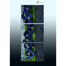 АР3-015 Голубой каскад. Схема для вышивки бисером Астрочка