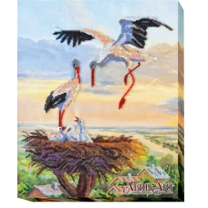 АВ-416 Семья. Набор для вышивки бисером. Абрис Арт