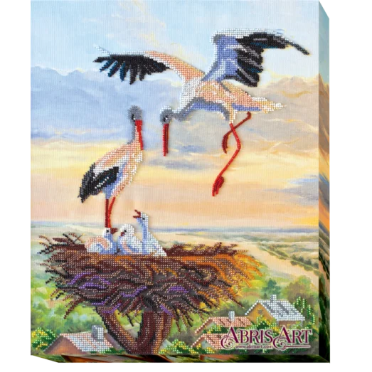 АВ-416 Семья. Набор для вышивки бисером. Абрис Арт