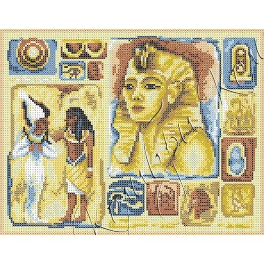 ФПК-3001 Египетская фреска. Схема для вышивки бисером Феникс