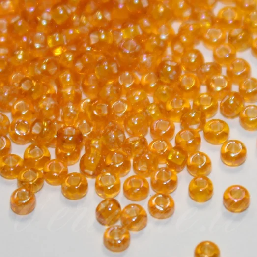 85068 Бисер Preciosa стеклянный мелованый оранжевый классика (закончился)