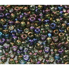 51290 Бисер Preciosa светлый разноцветный прозрачный радужный