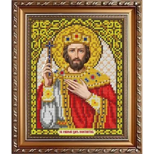 ИС-5035 Святой Великий Царь Константин. Схема для вышивки бисером ТМ Славяночка