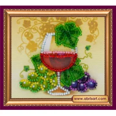 АМА-029 Бокал вина. Набор для вышивки бисером Абрис Арт