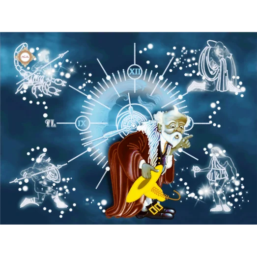 СЛ-3310 Астроном. Схема для вышивки бисером ТМ Миледи