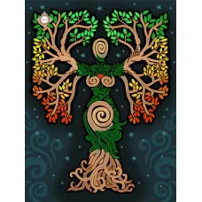 СЛ-3311 Женское начало. Схема для вышивки бисером ТМ Миледи