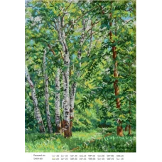 ДАНА-821 Утренний лес. Схема для вышивки бисером
