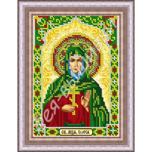 ДАНА-823 Волки (частичная зашивка) Схема для вышивки бисером