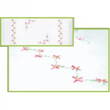 Л-013 Пеларгония. Набор для вышивки лентами ТМ Чаривна Мить