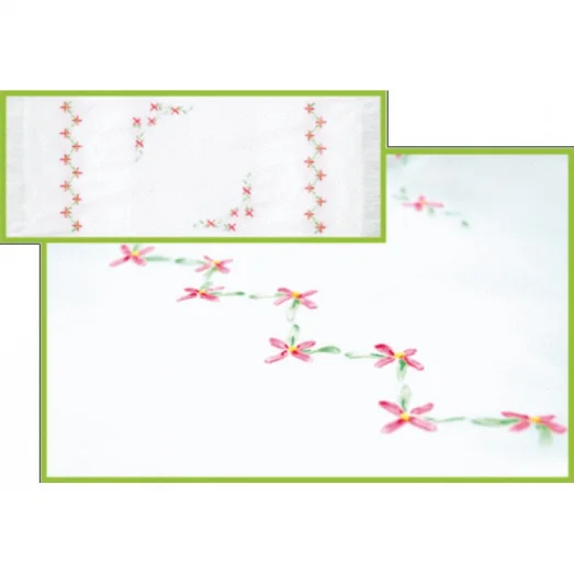 Л-013 Пеларгония. Набор для вышивки лентами ТМ Чаривна Мить