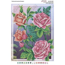 А3Н_284 БК-3307 Розы. Схема для вышивки бисером ТМ Virena   