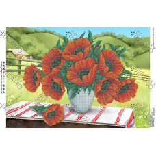 А2Н_011 БК-2031 Маковый букет. Схема для вышивки бисером ТМ Virena