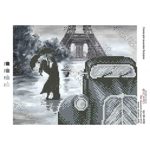 А4Н_108 БК-4356 Парижская встреча. Схема для вышивки бисером ТМ Virena
