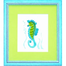 ГЛ-010 Морской конь. Набор для вышивки гладью. ТМ Чаривна Мить