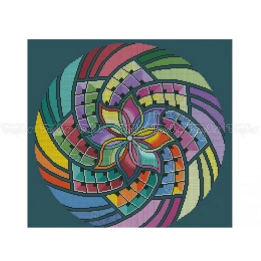 ЧВ-7048 Мандала Богатство. Схема для вышивки бисером. Бисерок