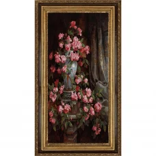 НИК-8479 Китайская роза. Схемы для вышивки бисером ТМ Конек