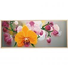 НИК-8496 Нежные орхидеи. Схема для вышивки бисером Конек ТМ