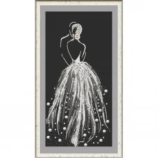 НИК-8504 Бриллиантовая россыпь. Схема для вышивки бисером ТМ Конек