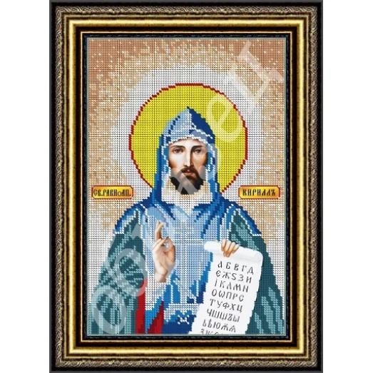 АМ-085 Св. Кирилл. Схема для вышивки бисером. ТМ Фея Вышивки