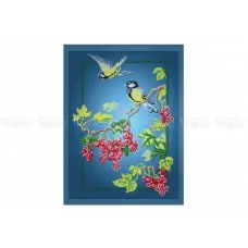 70-305 (30*40) Синички. Схема для вышивки бисером Бисерок
