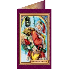 АО-034 Гостинцы-1. Набор-открытка для вышивки бисером Абрис Арт