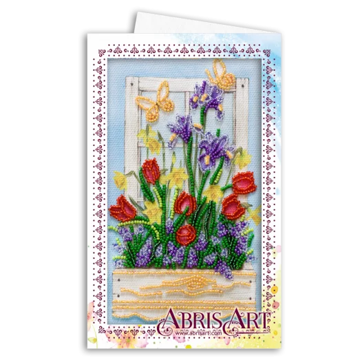 АОМ-003 Открытка-конверт. Ранняя весна. Абрис Арт