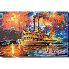 АВ-628 Теплоход. Набор для вышивки бисером Абрис Арт