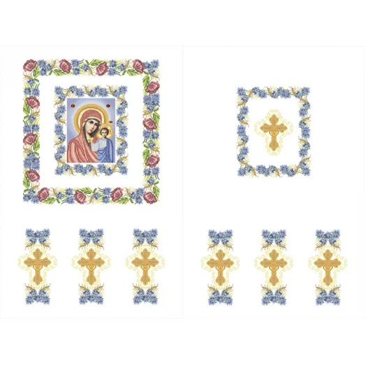 Х-005 Хоругвь. Схема для вышивки бисером ТМ Княгиня Ольга