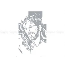 ЧВ-5224 (30*40) Иисус распятие. Схема для вышивки бисером Бисерок