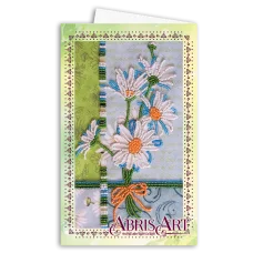 АОМ-005 Открытка-конверт. Ромашки. Абрис Арт