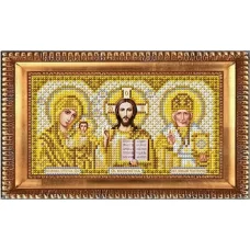 И-5090 Триптих в золоте. Схема для вышивки бисером Благовест