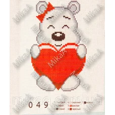 МИКА-К-049 Для тебя. Канва для вышивки нитками