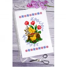ВА-0031 Пасхальный рушник для вышивки бисером БисерАрт