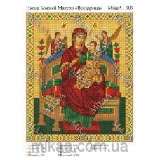 МИКА-0909 (А4) Икона Божией матери Всецарица. Схема для вышивки бисером