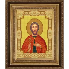НИК-9143 Святой мученик Виктор. Схема для вышивки бисером ТМ Конек