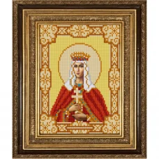 НИК-9159 Св. мученица Людмила. Схема для вышивки бисером ТМ Конек