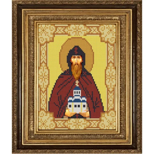 НИК-9165 Святой благоверный князь Даниил Московский. Схема для вышивки бисером ТМ Конек