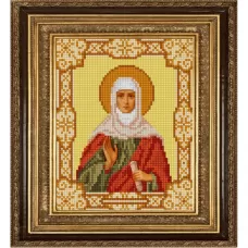 НИК-9169 Св. пророчица Анна. Схема для вышивки бисером ТМ Конек