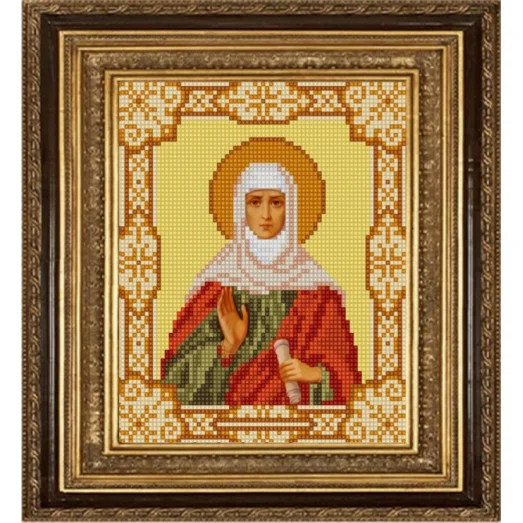 НИК-9169 Св. пророчица Анна. Схема для вышивки бисером ТМ Конек