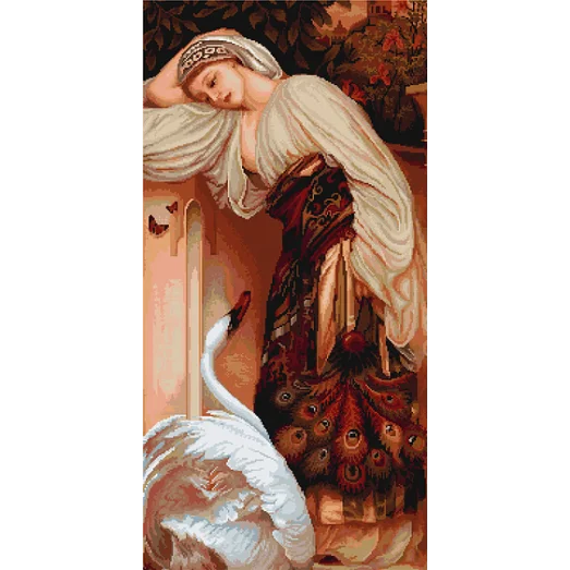 B430 Одалиска. Набор для вышивки нитками. Luca-s