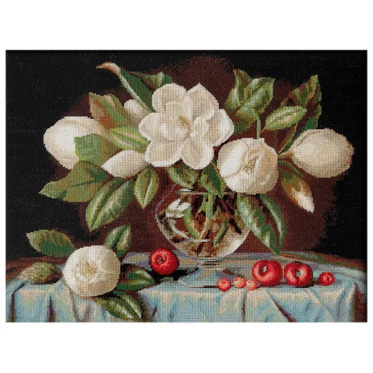 B465 Магнолия. Набор для вышивки нитками. Luca-s