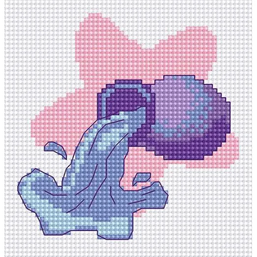 B060 Моя первая вышивка. Набор для вышивки нитками. Luca-s